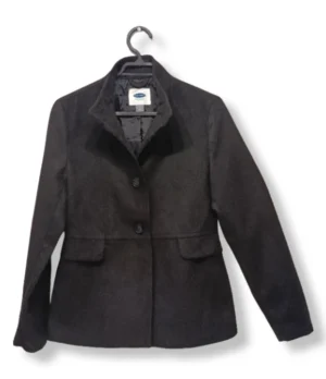 1000004748 (16) Abrigo corto negro Old Navy – Talla M
