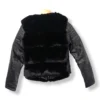 Chaqueta Negra Giorgia Fashion con Piel Sintética – Talla S