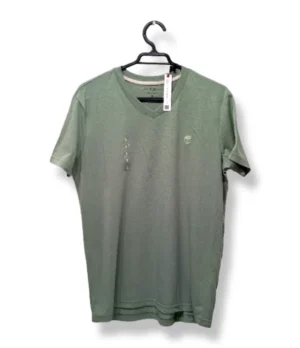 Polera Verde Cuello V – Fashion Park – Talla M (Nueva)