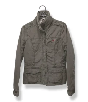 Chaqueta Militar Verde Mujer – Hollister, Talla S