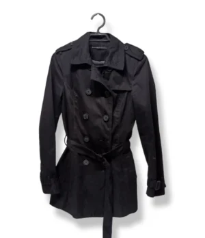 Trench Coat Negro Mujer – Stradivarius S/M