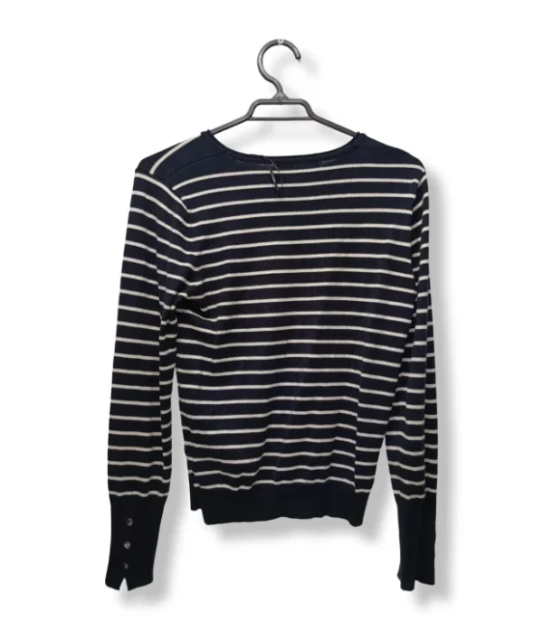 Sweater Marquis rayado azul marino – Clásico, versátil y atemporal