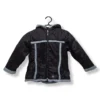 Parka azul marino con detalles celestes – Abrigo cálido con estilo para niña