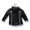 Parka azul marino con detalles celestes – Abrigo cálido con estilo para niña