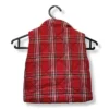 Parka sin mangas a cuadros rojos – talla 4-5 años