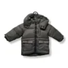 Parka acolchada Zara  de plumas verde militar – Talla 9-12 meses (copia)