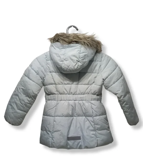 Parka acolchada celeste , talla 8 años