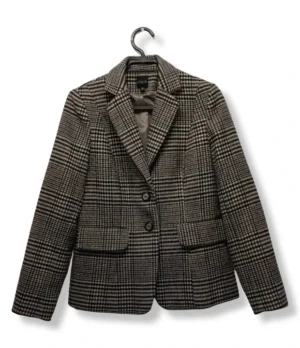 Blazer Liola Mujer – Cuadros Príncipe de Gales, Talla 38