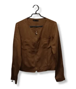 Chaqueta Liola Café Tostado – Lino, Talla 38