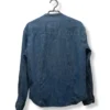 Camisa Denim con Cuello Mao – Estilo Western Moderno