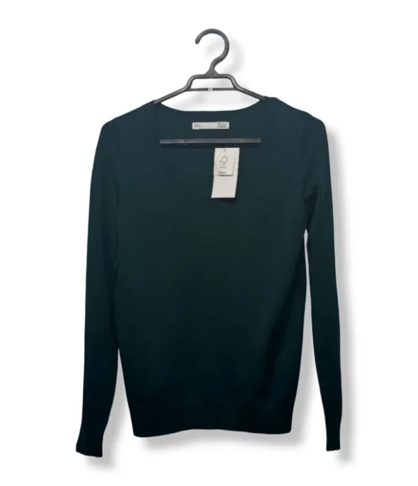 Suéter Verde Oscuro Cuello Redondo – Sfera (Nuevo)