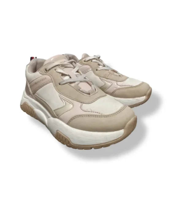 pixelcut-export-1752548184129 Zapatillas Tommy Hilfiger chunky beige-rosado, talla 34