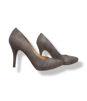 Zapatos Tacón Textura Gris – Nine West – Talla 35