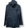 Chaqueta impermeable azul marino con gorro OT – Talla L
