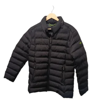 Parka puffer negra Hugo Boss – Estilo deportivo y urbano