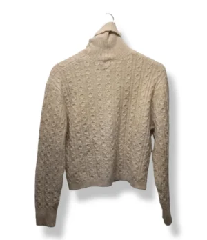 1000015516 Sweater cuello alto trenzado – Zara – Talla 13-14 años