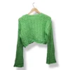 1000015516 (31) Sweater calado verde Zara 13-14 años (Nuevo con etiqueta)