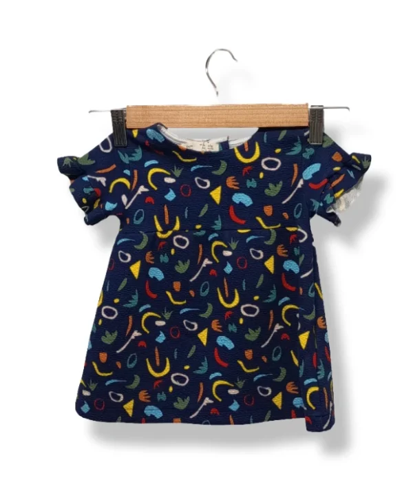 Vestido estampado multicolor – Zara Baby – Talla 9-12 meses