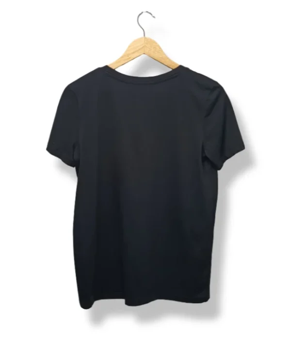 1000015524 (4) Polera negra escote en V Zara (Nueva con etiqueta)