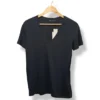 1000015524 (5) Polera negra escote en V Zara (Nueva con etiqueta)