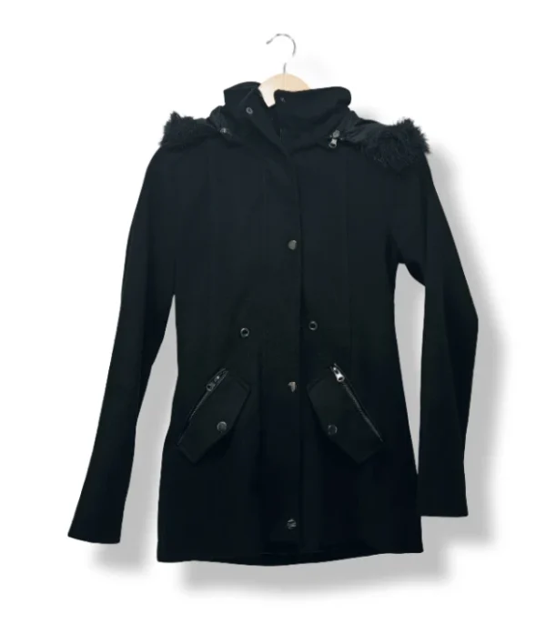 Abrigo negro  Sems - Talla 36/38