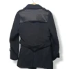 Abrigo negro con  cinturón – Talla S