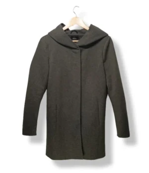 Tapado verde  con capucha ONLY – Talla S