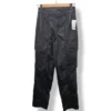 Pantalón cargo efecto cuero negro BAR III – Talla XS