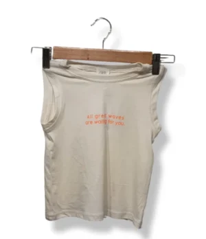 Polera sin mangas Zara bebé, talla 12-18 meses