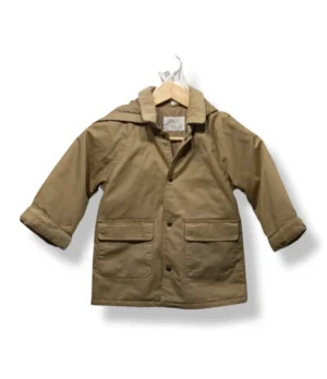 pixelcut-export-1754061656420 Chaqueta infantil Zara beige con gorro 3 / 4 años
