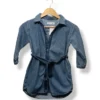 Vestido camisero denim Zara niña, con cinturón, talla 4- 5 años