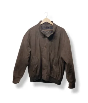 Chaqueta café tipo gamulán Amaretta Styled B.S.M., Talla L