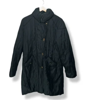 Parka larga negra acolchada Betty Barclay, Talla L