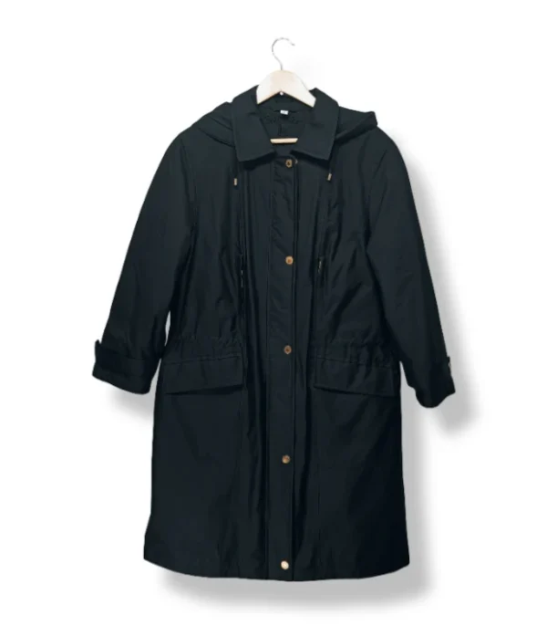 pixelcut-export-1754283477646 Parka negra impermeable Sympatex, Talla L/XL