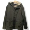 Parka verde oliva con chiporro interior H&M - Talla M/L