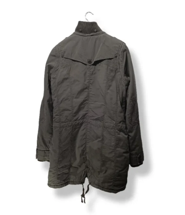 Chaqueta larga verde militar estilo parka CAPSIZE Talla L/XL