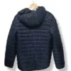 Parka de pluma azul Royal Club Norway con bordados, Talla M/L