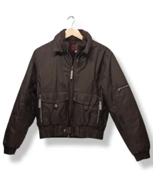 Parka deportiva café forrada Kentucky – Talla M