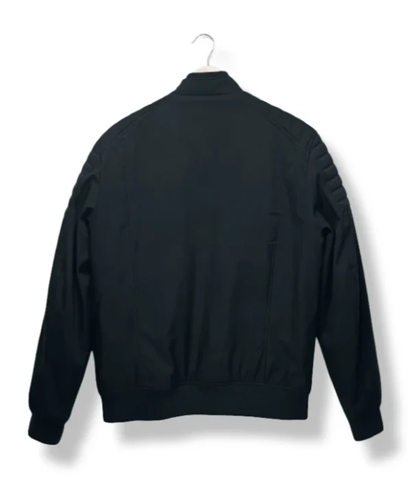 Chaqueta negra tipo biker acolchada Reserved – Talla M