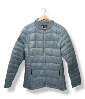 pixelcut-export-1754285474959 Parka ultraliviana acolchada Swiss Life NDK celeste grisáceo Talla L/XL