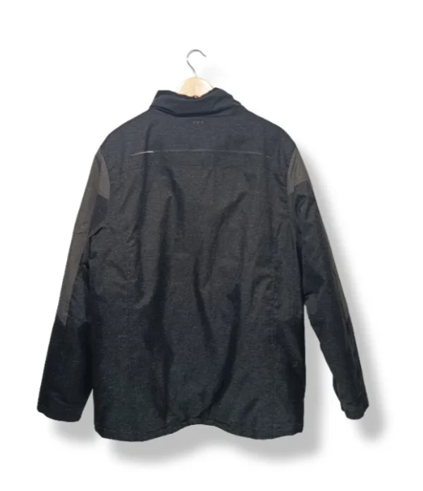 pixelcut-export-1754285672265 Chaqueta técnica impermeable gris con detalles rojos (Talla M/L)