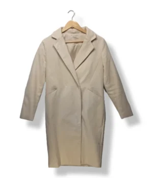 Tapado beige tipo sastre Mett, talla M