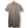 Vestido tejido beige Zara talla M