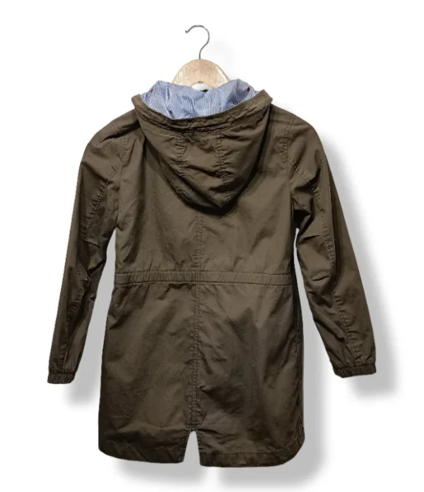 Chaqueta parka H&M verde oliva niño talla 9-10 años