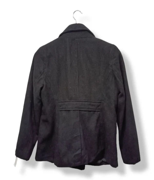 pixelcut-export-1756360688717 Abrigo corto negro cruzado Old Navy - Talla S