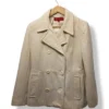 Abrigo blanco cruzado Anne Klein – Talla M