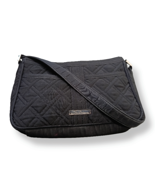 Cartera Vera Bradley negra acolchada