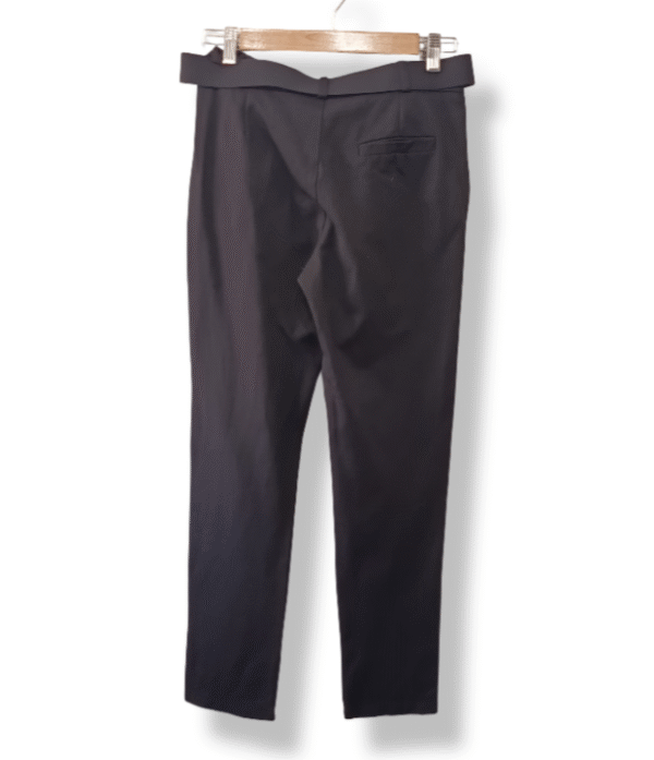 pixelcut-export-1757514176539 Pantalón negro Flare con cinturón, talla S