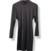 Vestido Shein Negro Espalda Abierta con Argolla — Talla S