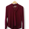 Blusa burdeos , Talla M
